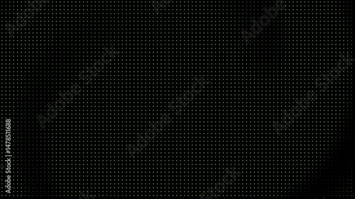Subtle digital LED screen lights fading in black background, ideal for tech presentations or futuristic transitions