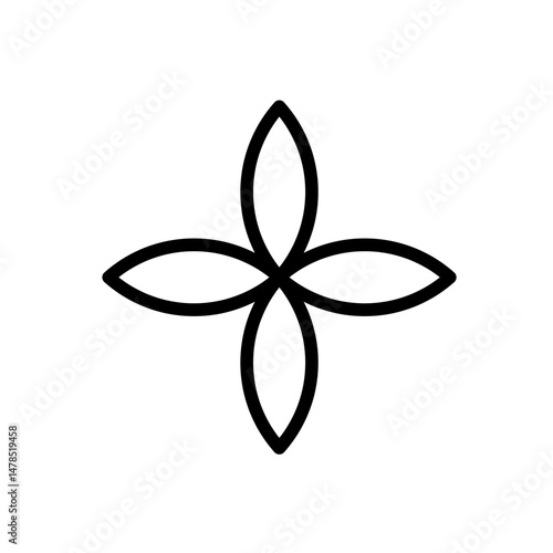 Kawung Picis Batik Art Pattern