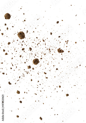 Brown Mud Spattering