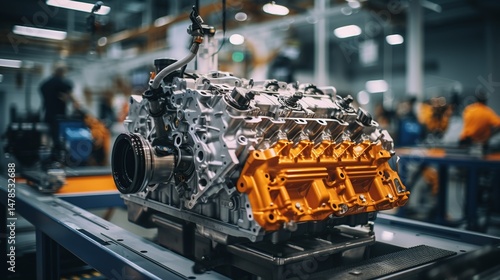 industrial machine in factory