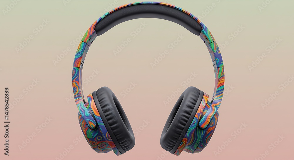 Naklejka premium Rainbow Rhythm