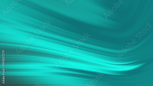 Teal curved lines creating an abstract background suitable for modern designs, tech concepts, and artistic presentations.