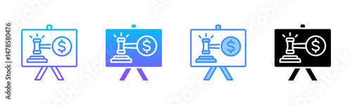 Fees Multi Style Icon Set