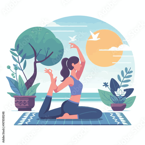 yoga, exercise, wellness, health, body, fitness, woman, balance, meditation, female, healthy, lifestyle, relax, young, training, care, person, stretching, relaxation, harmony, girl, lotus, class, calm