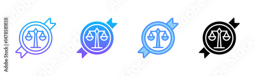 Badge Multi Style Icon Set