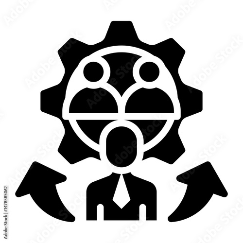 management Solid icon