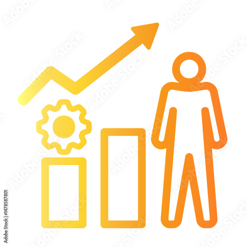 efficiency Line Gradient Icon
