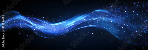 Technology special effects light effects particle background