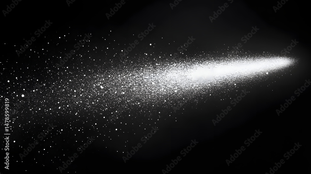 Obraz premium Technology special effects light effects particle background