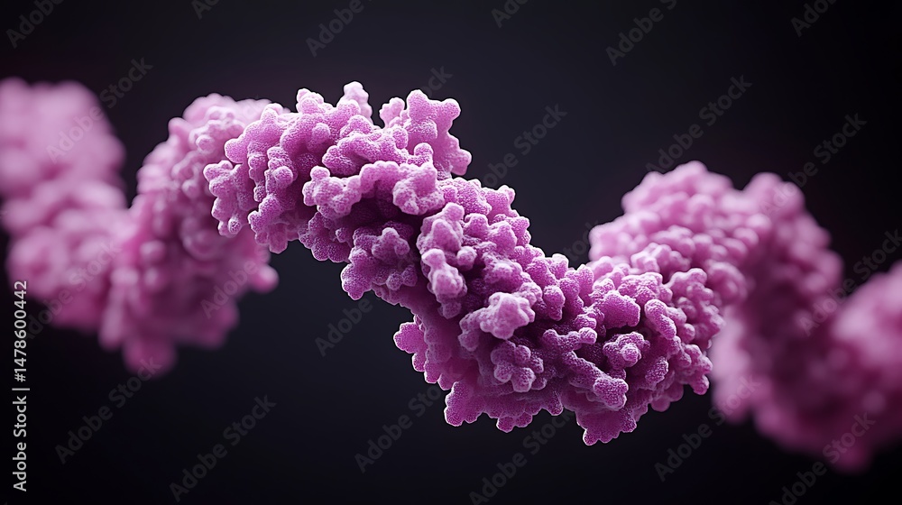 3D Model of a Protein Structure 3D Model of a Protein Structure