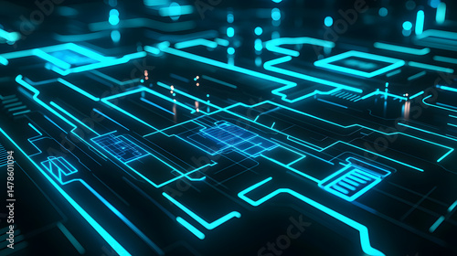 Visualizing machine learning processes digital environment infographic conceptual view neural networks