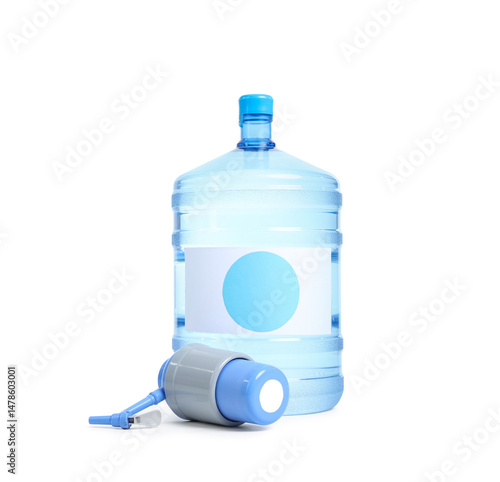 Large plastic water bottle ...