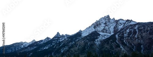 Snowy Mountain Hills Transparent Image