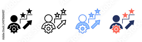 Expertise icon sheet multiple style collection