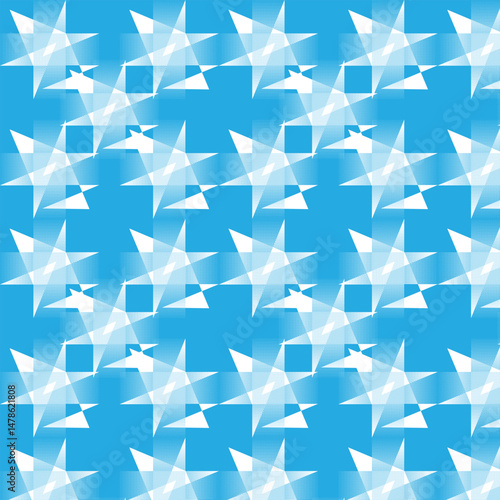 Geomagnetic shape pattern design vector