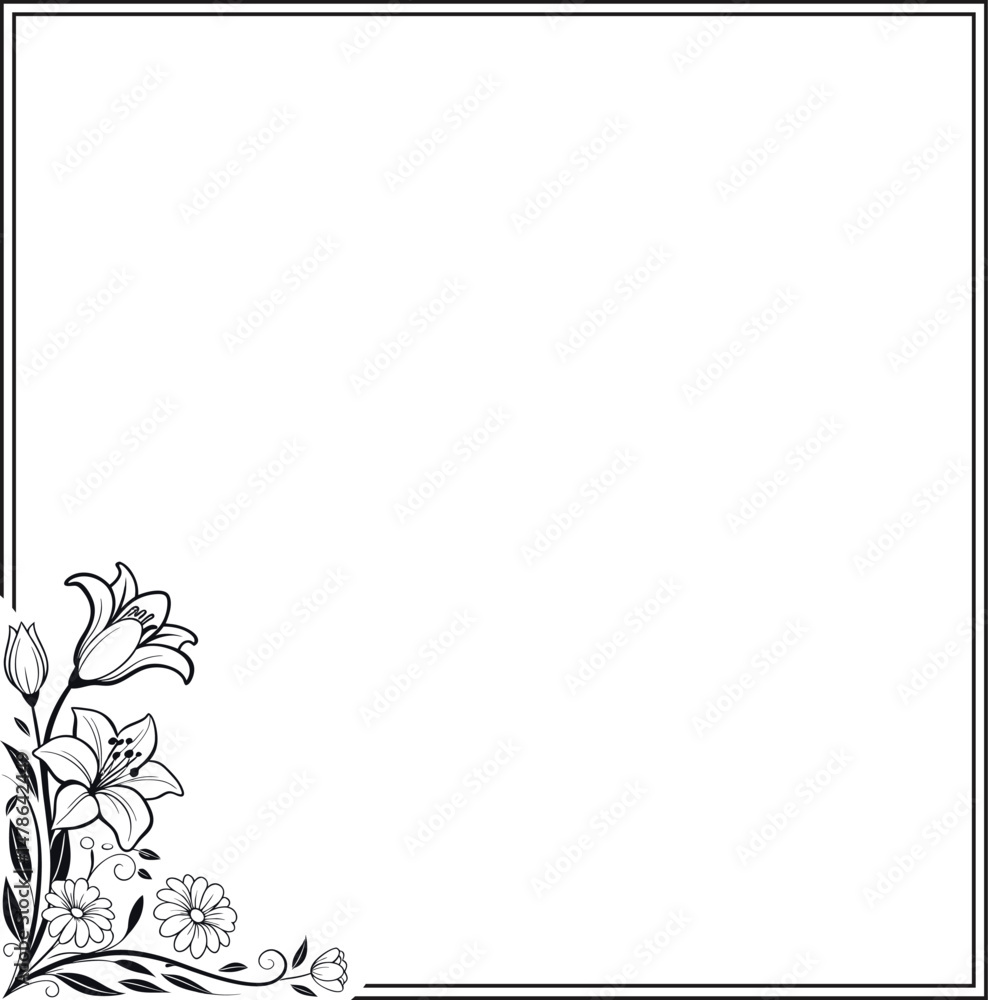 Obraz premium abstract floral background