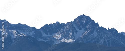 Snowy Hill Range Transparent PNG