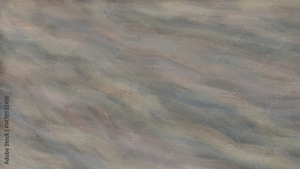 Fototapeta premium Soft pastel abstract background with flowing brushstroke texture in muted multicolor tones and gentle wave pattern