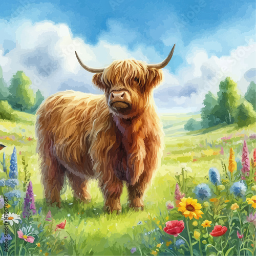 scottish highland cow