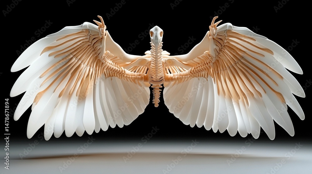 Skeletal Winged Creature