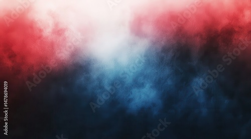 Red and Blue Smoky Background