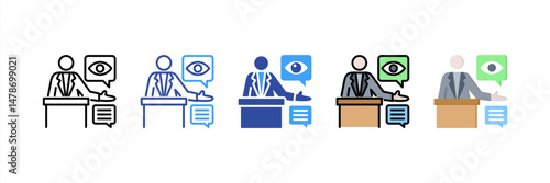 Testimony Multi Style Icon Set