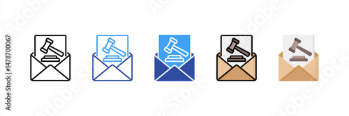 Notice Multi Style Icon Set