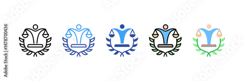 Representative Multi Style Icon Set