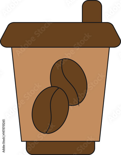 Cute Lunchtime Brush Style Icon