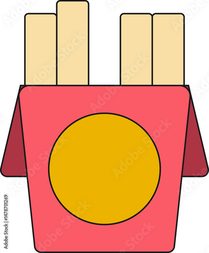 Cute Lunchtime Brush Style Icon