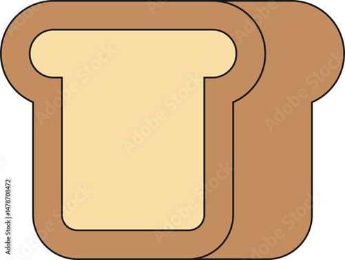 Cute Lunchtime Brush Style Icon