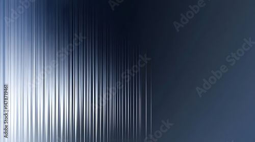 Abstract Blue Background with Vertical Lines for Modern Design Projects