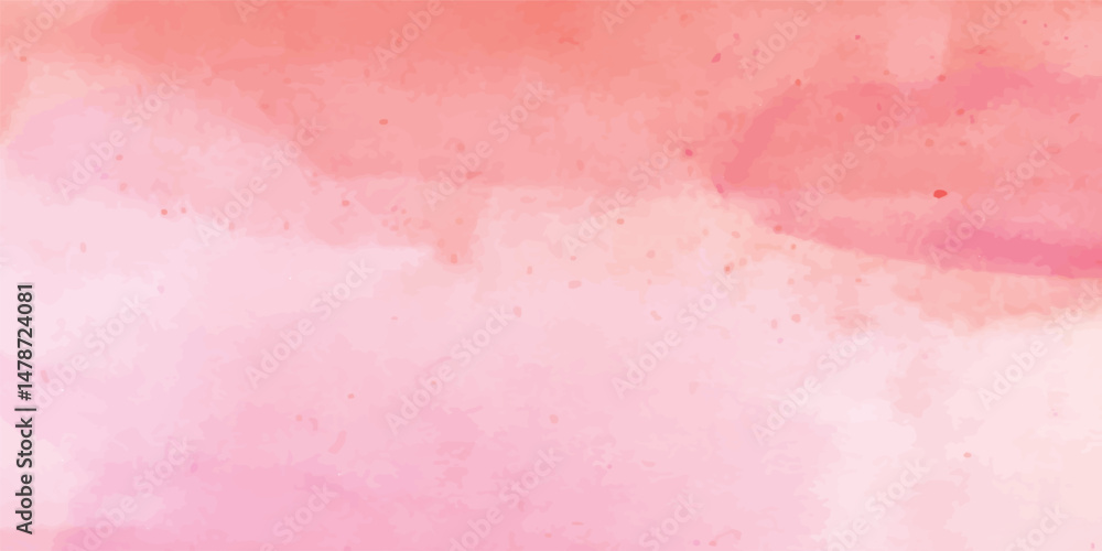 Fototapeta premium Vibrant Watercolor Painting of Outer Space Featuring pink Cloud Explosions and Abstract Particle Energy – High-Resolution Background Illustration
