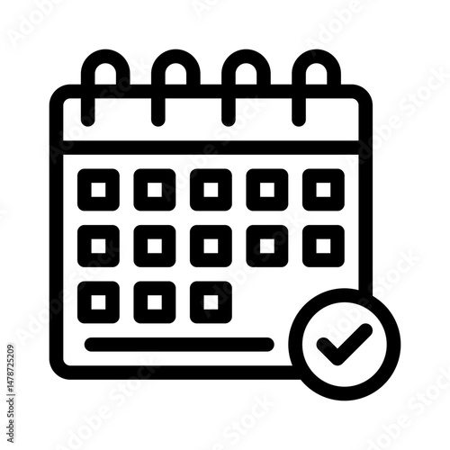 calendar line icon