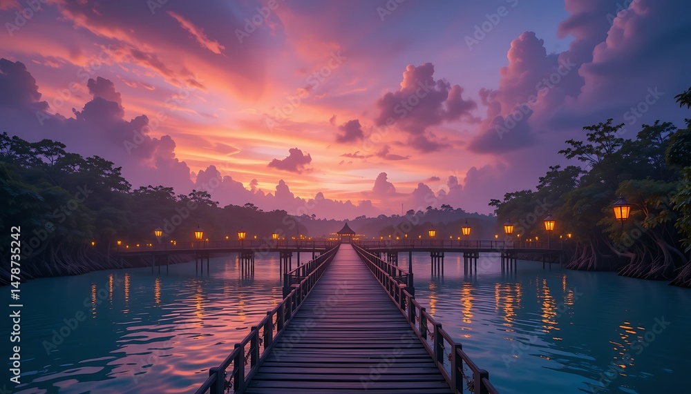 Fototapeta premium Where Water Meets Forest Plitvice Beauty