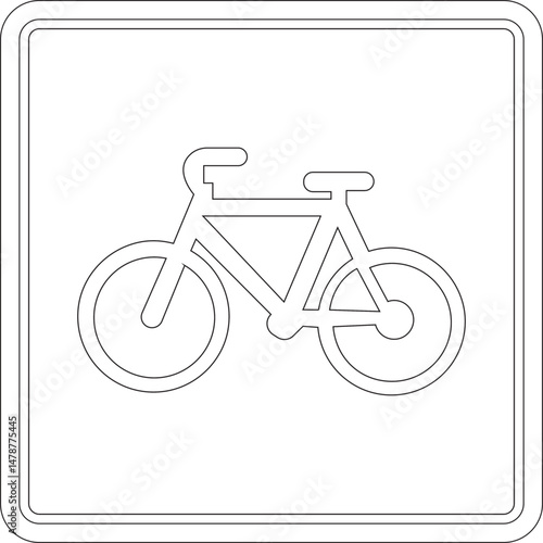 Highway sign line art icon .Road sections of different shapes.Different icon of highway sign.containing vehicle, car, road, highway, arrow, side and more vector design.Solid icons vector collection.