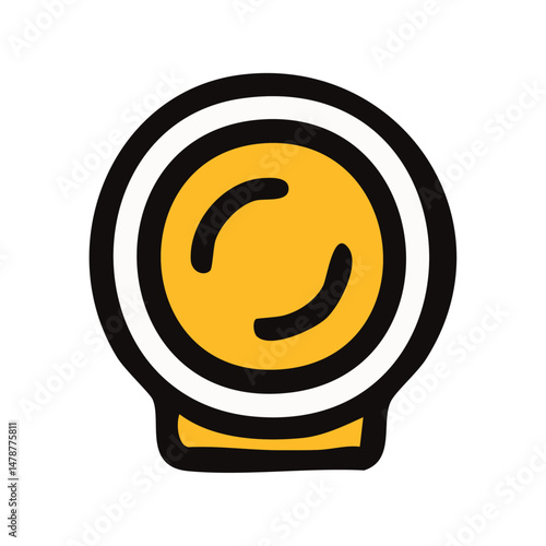 Web Camera Vector Icon – Device for Online Meetings, Video Calls & Live Streaming