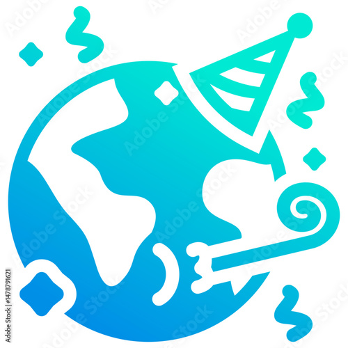 Earth Day Celebration Icon