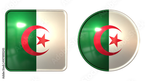 Algeria Flag Icon Free Download Algeria Flag Icon - GFXLoad