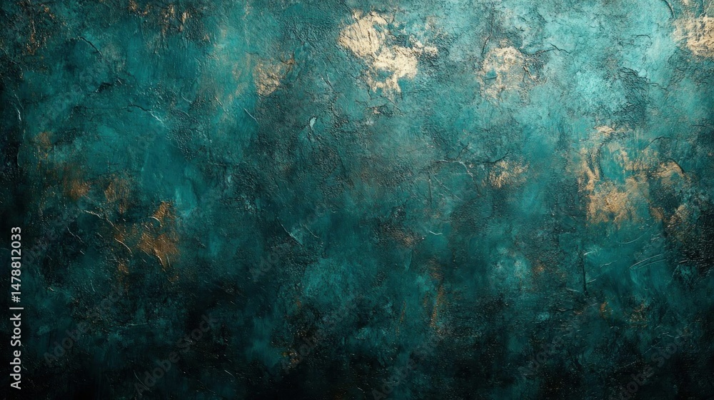 Dark teal gold texture background grunge wall Dark teal gold texture background grunge wall