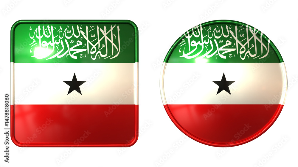 Somaliland Flag Icon Somaliland Flag Icon