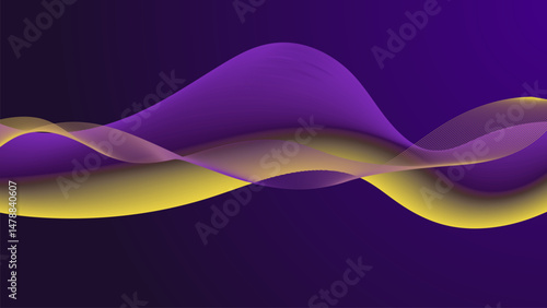 Colorful Wave Gradient Background 