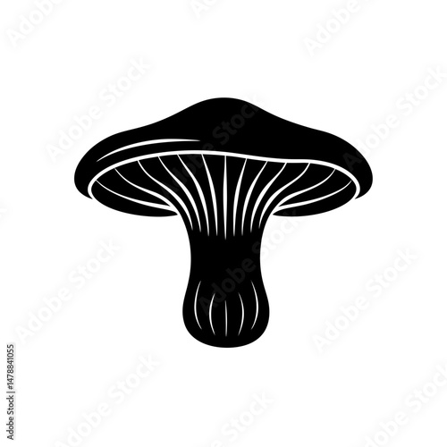 king oyster mushroom  .svg