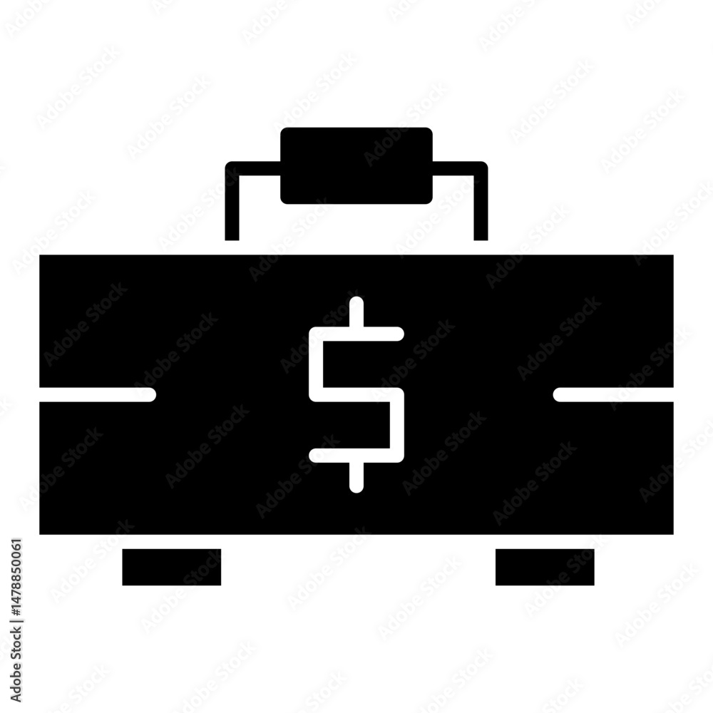 Finance Glyph Symbol Finance Glyph Symbol