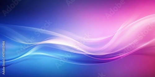 Wallpaper Mural Abstract background with flowing blue and pink waves, smooth gradients and a modern, elegant design suitable for creative projects. Torontodigital.ca