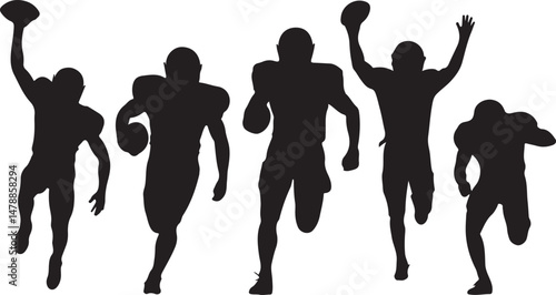 Football Player Silhouette Bundle – SVG PNG for Cricut & Sports Fans

Football Action Silhouettes – Quarterback, Tackle, and Throw Designs

Football Helmet & Ball Silhouettes – Digital Cut Files for F