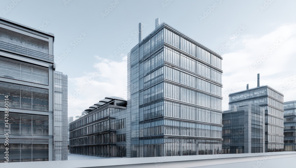 Architectural visualization powered by AI, showcasing modern and innovative buildings. Architectural visualization powered by AI, showcasing modern and innovative buildings.