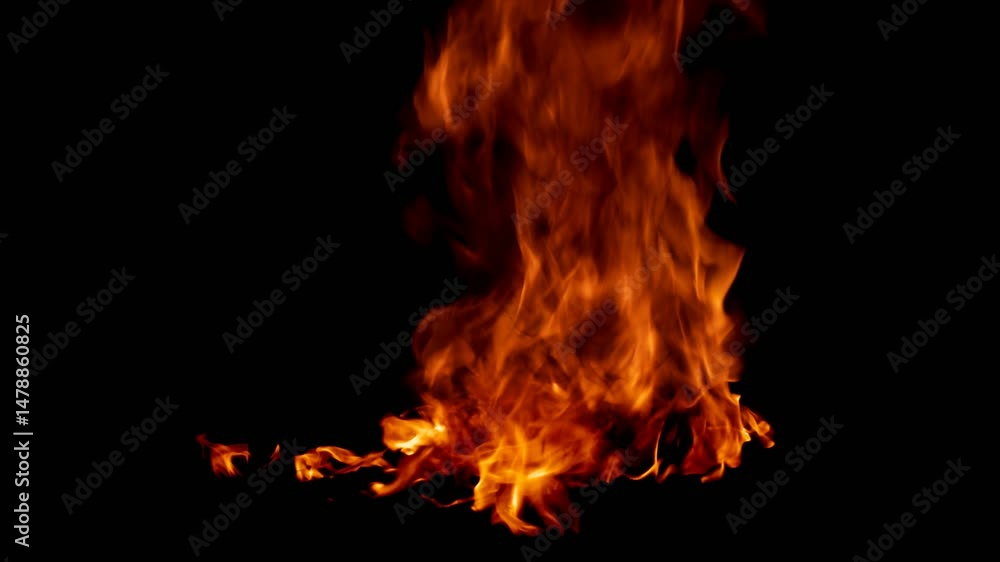 Realistic Fire Effect with Alpha Matte – Burning Flames and Heat VFX Realistic Fire Effect with Alpha Matte – Burning Flames and Heat VFX