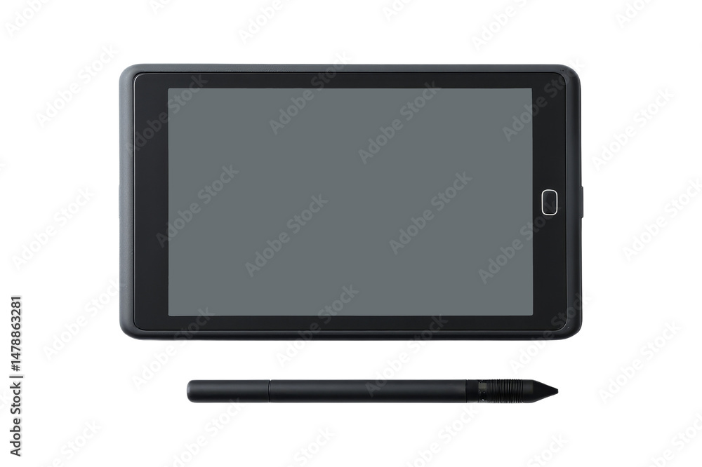 Creating art with digital tablet Creating art with digital tablet