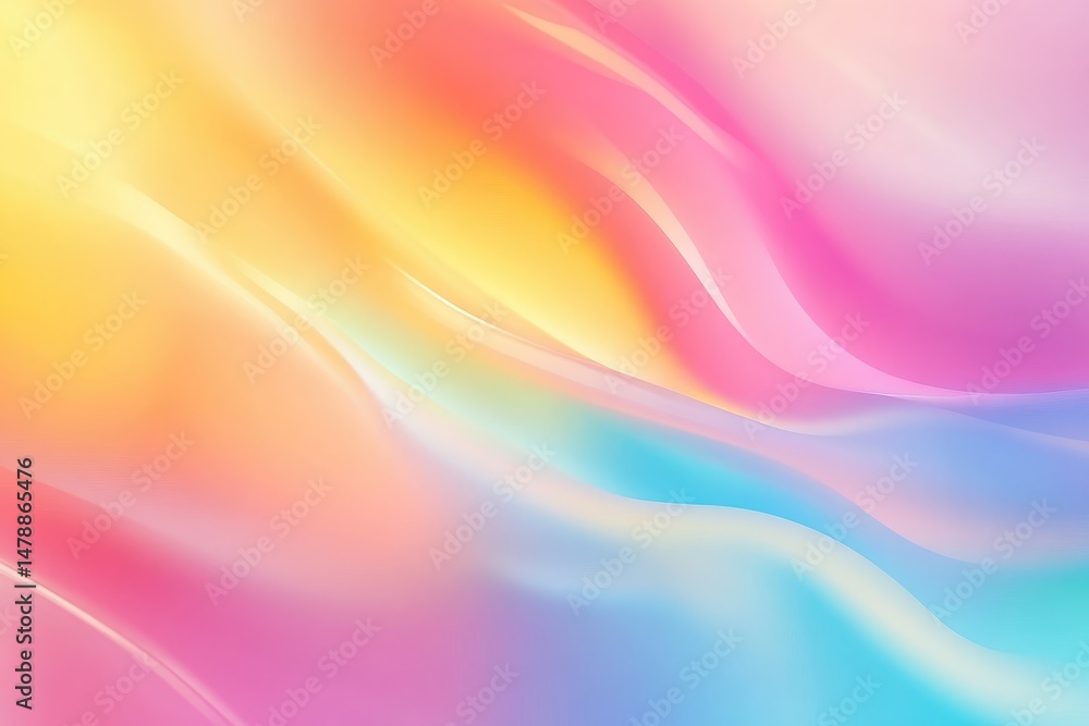 Soft, flowing pastel colors Soft, flowing pastel colors